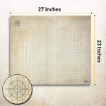 The Original Battle Grid Game Board - 23x27 - Dungeons and Dragons Set - Dry Erase Square & Hex RPG Miniatures Mat - DnD 5th Edition Table Top Role Playing Dice Map - D&D Wizards of the Coast