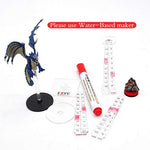 D&D Flying Miniatures Combat Riser (Set of 2) Acrylic Laser Cut Flight Stand Terrain from 0 to 9999 ft Perfect for Dungeons and Dragons, Warhammer and Other Tabletop RPG