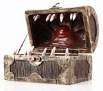 Forged Dice Co Mimic Chest Dice Storage Box - Container Holds up to 5 Sets of Polyhedral Dice or 35 Individual Dice - Fits Polyhedral Metal Dice D&D Miniatures and Dungeons and Dragons Accessories