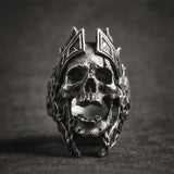 Eternal Warrior Titanium Steel Ring - The Modern Lich