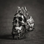 Eternal Warrior Titanium Steel Ring - The Modern Lich
