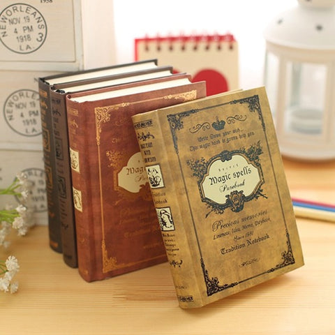 Vintage Hardcover Magic Spells Journal - The Modern Lich