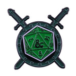 D&D Fighter Badge Enamel Pin