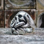 Kraken Skull Stainless Steel Ring