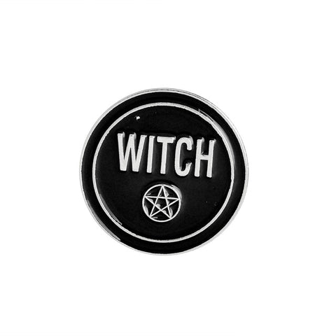 Witch Metal Enamel Pin - The Modern Lich